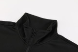 26-27 Man Utd Black Jacket Tracksuit #01