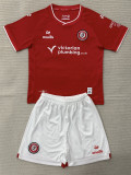 26-27 Bristol City Home Kids Soccer Jersey