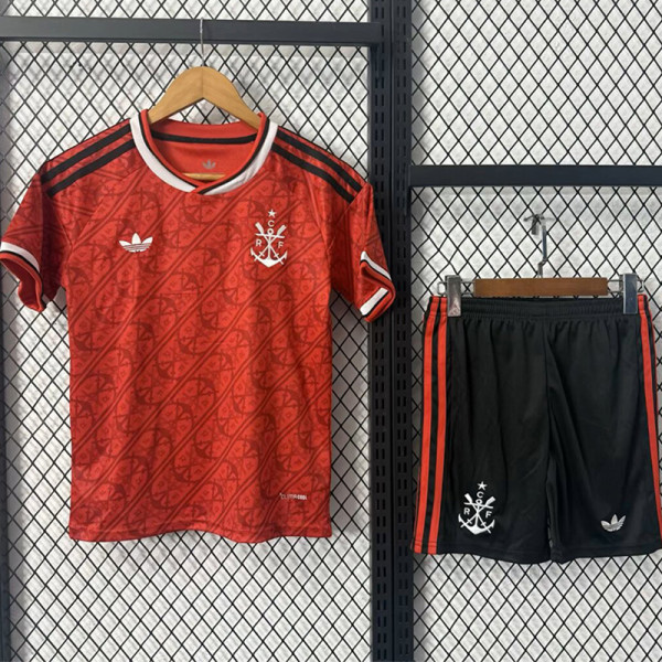 26-27 Flamengo Third Kids Soccer Jersey
