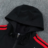 26-27 LIV Black Windbreaker Suit (Hoodie)(风衣套装)