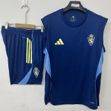 26-27 Zaragoza Lake blue Tank top and shorts suit (背心短裤)