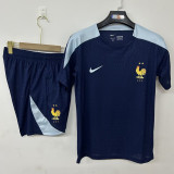 26-27 France Royal blue Training Short Suit