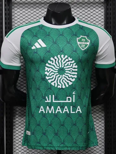 26-27 Al-Ahli Saudi Home Player Version Soccer Jersey
