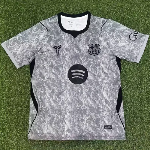 26-27 BAR Grey Goalkeeper Fans Soccer Jersey