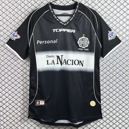2002 Club Olimpia Away Retro Soccer Jersey