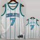 Hornets KNUEPPEL #7 White Home Top Quality Hot Pressing NBA Jersey (Trapeze Edition) 飞人版