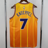 25-26 Hornets KNUEPPEL #7 Orange City Edition Top Quality Hot Pressing NBA Jersey(V领)