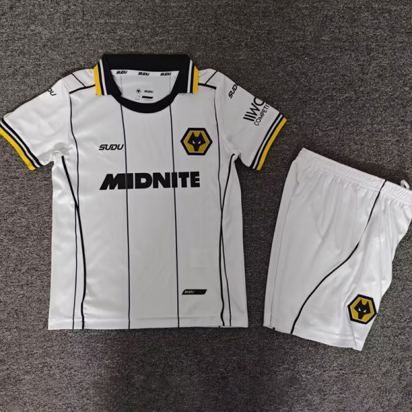 26-27 Wolves Away Kids Soccer Jersey