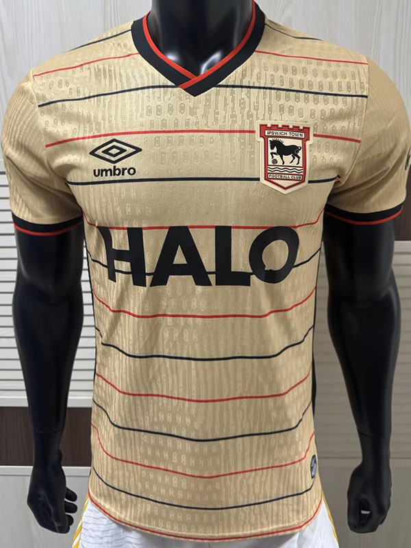 26-27 Ipswich Away Player Version Soccer Jersey