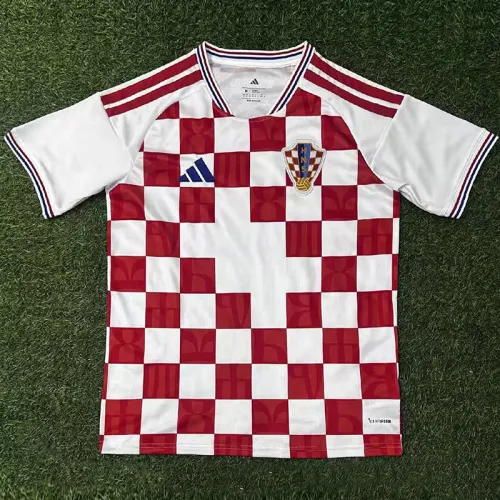 26-27 Croatia Red Fans Soccer Jersey