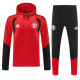 26-27 Man Utd Red Windbreaker Suit (Hoodie)(风衣套装)