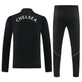 26-27 CHE Black Half Pull Tracksuit (半拉链)