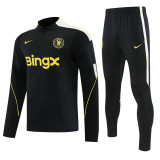 26-27 CHE Black Half Pull Tracksuit (半拉链)