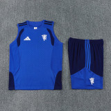 26-27 Man Utd Fancy blue Tank top and shorts suit