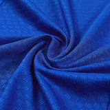 26-27 Man Utd Fancy blue Tank top and shorts suit
