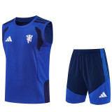 26-27 Man Utd Fancy blue Tank top and shorts suit