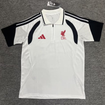 26-27 LIV White Polo Short Sleeve (半拉链)