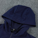 26-27 England Royal blue Windbreaker Suit (Hoodie)(风衣套装)