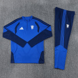 26-27 Man Utd Fancy blue Half Pull Tracksuit (半拉链)