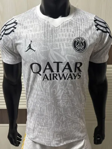 26-27 PSG JD White Special Edition Player Version Soccer Jersey