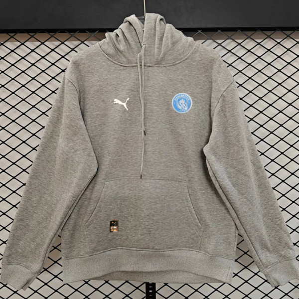26-27 Man City Grey Hoody 灰色(加绒)蓝标