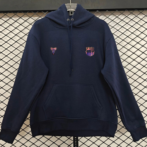 26-27 BAR Royal blue Hoody 宝蓝色(加绒)粉标