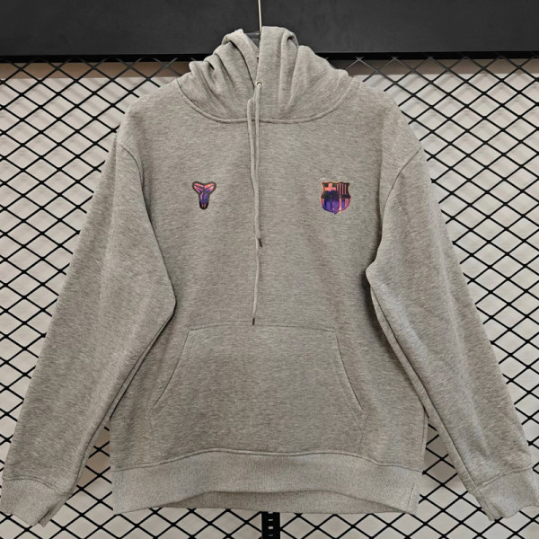 26-27 BAR Gray Hoody 灰色(加绒)粉标