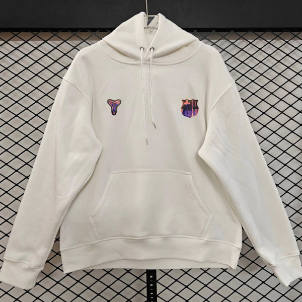 26-27 BAR White Hoody 白色(加绒)粉标