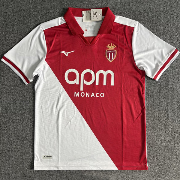 26-27 Monaco Home Fans Soccer Jersey