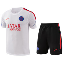 26-27 PSG White Red Training Short Suit