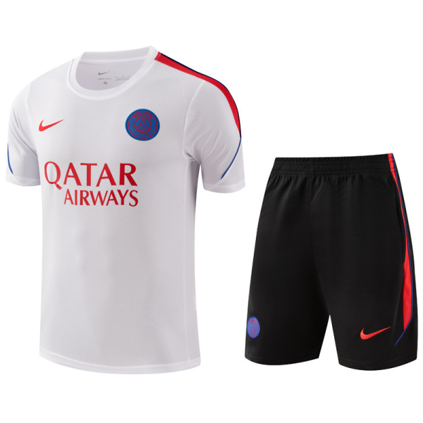 26-27 PSG White Red Training Short Suit