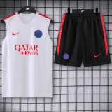 26-27 PSG White Tank top and shorts suit
