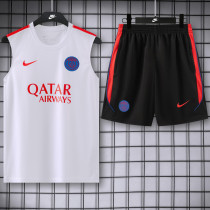 26-27 PSG White Tank top and shorts suit