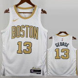 25-26 Celtics GEORGE #13 White City Edition Top Quality Hot Pressing NBA Jersey