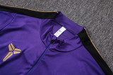 26-27 BAR Purple Half Pull Tracksuit #B26098(半拉链)