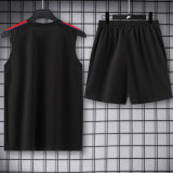 26-27 PSG Black Tank top and shorts suit