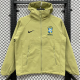 26-27 Brazil Yellow Green Outdoor Jackets #K8807冲锋衣