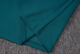 26-27 Brazil Dark green Tank top and shorts suit #D26083