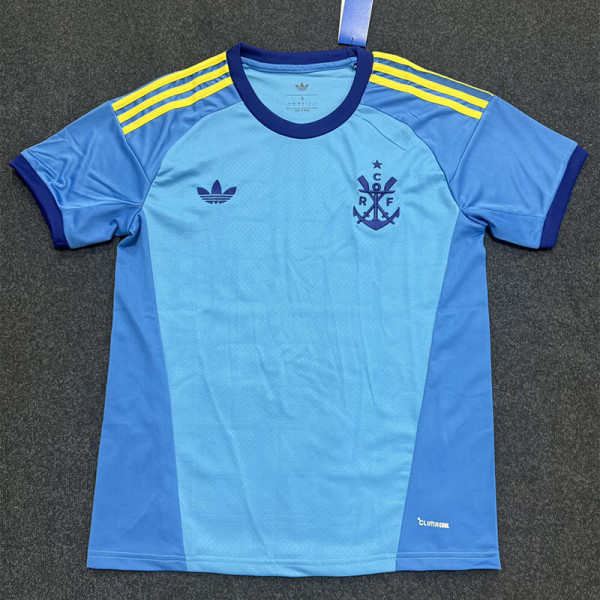 26-27 Flamengo Blue Goalkeeper Soccer Jersey