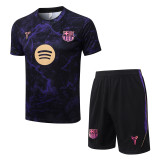 26-27 BAR Black Purple Training Short Suit #J26084