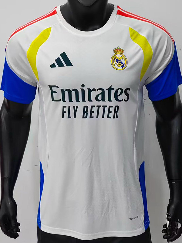 26-27 RMA White Blue ‌Player Version Training Shirts