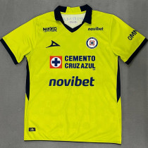 26-27 Cruz Azul Fluorescent Yellow Goalkeeper Soccer Jersey