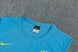 26-27 Brazil Lake blue Tank top and shorts suit