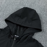 26-27 PSG Black Windbreaker Suit (Hoodie)(风衣套装)