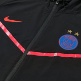 26-27 PSG Black Windbreaker Suit (Hoodie)(风衣套装)