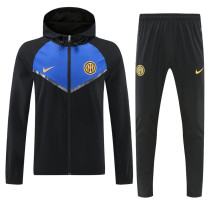 26-27 INT Black Windbreaker Suit (Hoodie)(风衣套装)