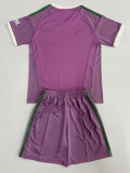 26-27 ARS Pink Purple Goalkeeper Kids Soccer Jersey