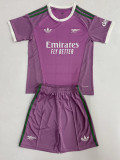 26-27 ARS Pink Purple Goalkeeper Kids Soccer Jersey