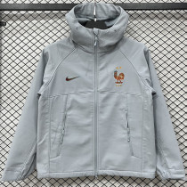 26-27 France Light blue Outdoor Jackets #K8809冲锋衣
