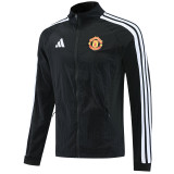 26-27 Man Utd Black Windbreaker